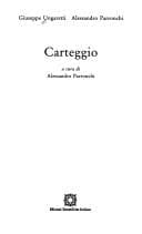 Tapa de Carteggio