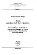 Tapa de Asien nach dem Ende der Sowjetunion