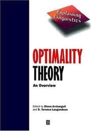 Tapa de Optimality theory