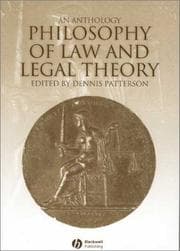 Tapa de Philosophy of Law and Legal Theory