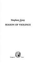 Tapa de Season of violence