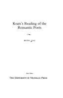 Tapa de Keats's reading of the romantic poets