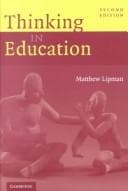 Tapa de Thinking in education