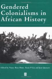 Tapa de Gendered Colonialisms in African History
