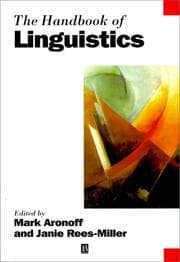 Tapa de The handbook of linguistics