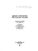 Tapa de Demand forecasting for electric utilities