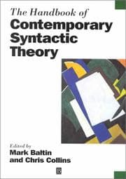 Tapa de The handbook of contemporary syntactic theory