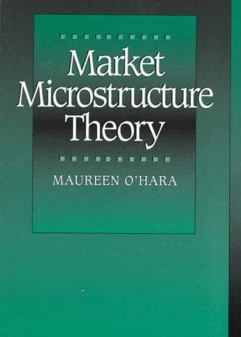 Tapa de Market Microstructure Theory