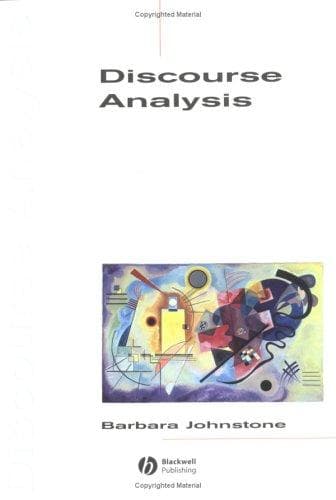 Tapa de Discourse analysis