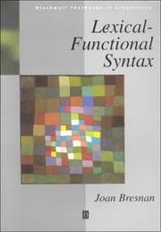 Tapa de Lexical-functional syntax