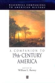 Tapa de A Companion to 19th-Century America