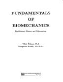 Tapa de Fundamentals of biomechanics