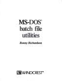 Tapa de MS-DOS batch file utilities