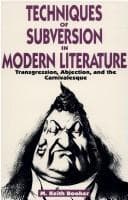 Tapa de Techniques of subversion in modern literature