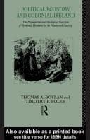 Tapa de Political economy and colonial Ireland