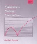 Tapa de Independent nursing interventions