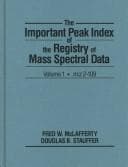 Tapa de The important peak index of the registry of mass spectral data