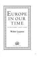 Tapa de Europe in our time
