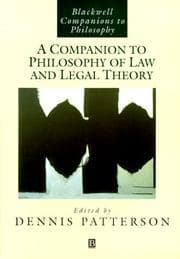 Tapa de A Companion to Philosophy of Law and Legal Theory