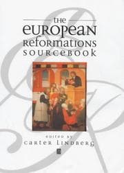 Tapa de The European Reformations Sourcebook