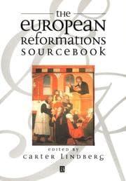Tapa de The European reformations sourcebook