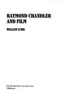 Tapa de Raymond Chandler and film