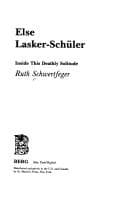 Tapa de Else Lasker-Schüler