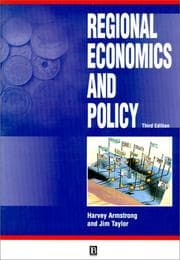 Tapa de Regional Economics and Policy