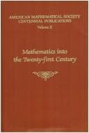 Tapa de Mathematics into the twenty-first century