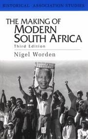 Tapa de The making of modern South Africa