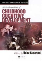 Tapa de Blackwell handbook of childhood cognitive development