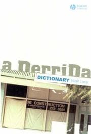 Tapa de A Derrida Dictionary
