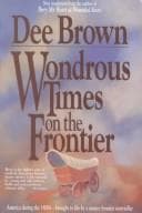 Tapa de Wondrous times on the frontier