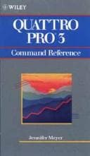 Tapa de Quattro pro 3 command reference