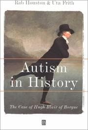 Tapa de Autism in History