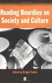 Tapa de Reading Bourdieu on Society and Culture