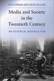 Tapa de Media and society in the twentieth century