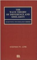 Tapa de The wave theory of difference and similarity