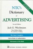 Tapa de NTC's dictionary of advertising