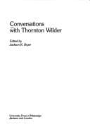 Tapa de Conversations with Thornton Wilder