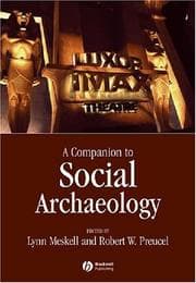 Tapa de A companion to social archaeology