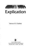 Tapa de Explication