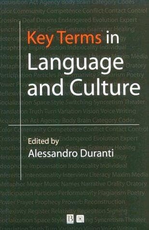 Tapa de Key Terms in Language and Culture