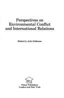 Tapa de Perspectives on environmental conflict and international relations