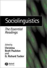 Tapa de Sociolinguistics
