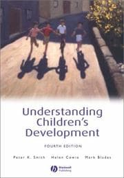 Tapa de Understanding children's development