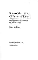 Tapa de Sons of the gods, children of earth