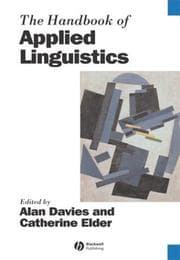 Tapa de The handbook of applied linguistics