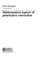 Tapa de Mathematical aspects of penetrative convection
