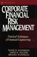 Tapa de Corporate financial risk management